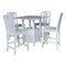 International Concepts Rectangle 20 in W, 38 in L, 36 in H, Wood, White/Chalk Antiqued K128-3638-S452-4 - alternate 1